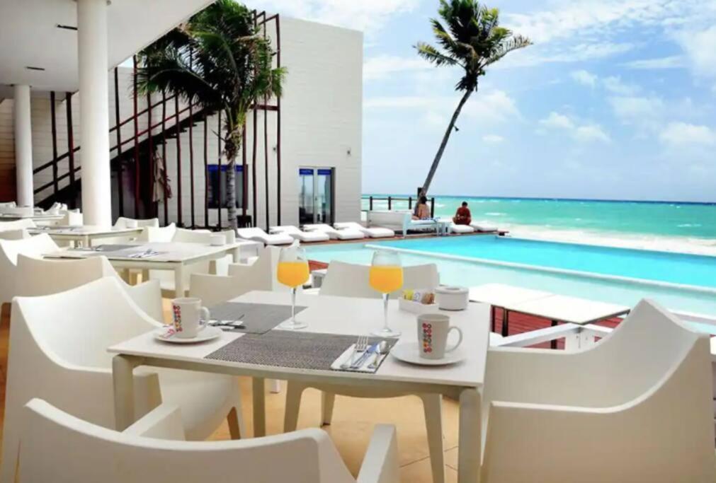 Mareazul Beachfront Apartment 2Br Private Pool Casa Ancora Playa del Carmen Luaran gambar