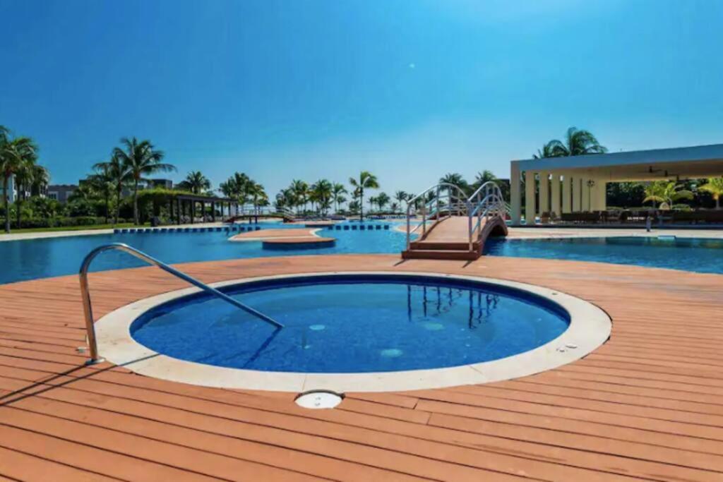 Mareazul Beachfront Apartment 2Br Private Pool Casa Ancora Playa del Carmen Luaran gambar